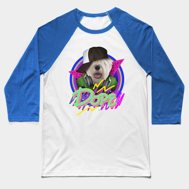 Wheaten Terrier Urban Style Baseball T-Shirt by Puppy & cute